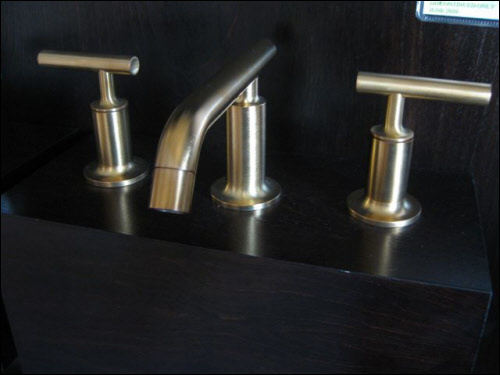Kohler Widespread Faucet on Display in Brookfield Remodeling Showroom
