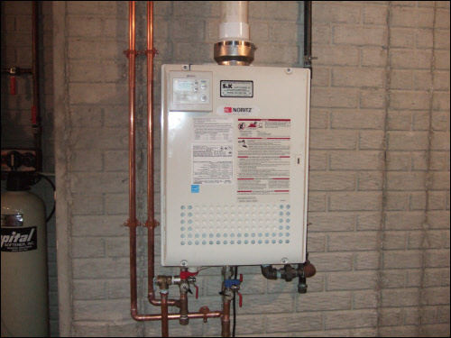 Tankless Water Heater Installed