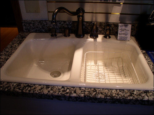Waukesha Installation of Kohler Kitchen Sink in Granite Top