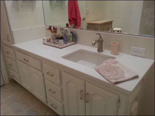 Elm Grove Vanity Before & After